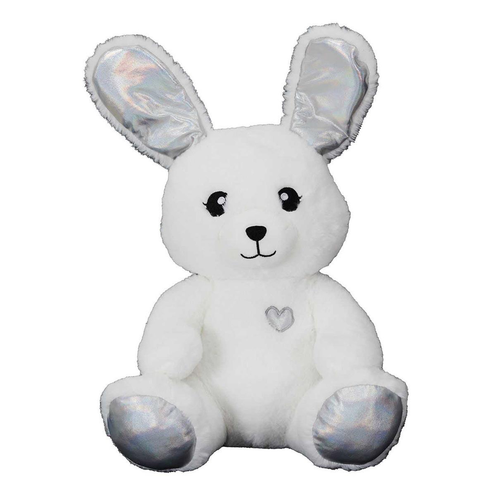 The concept Factory Peluche animée lapin  kawaii  30cm blanc