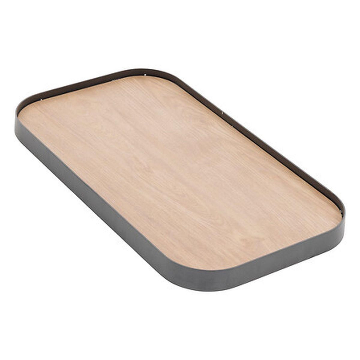 HESPERIDE Desserte de jardin en aluminium EASINESS - Honey et graphite