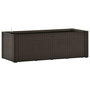 Voir la diapositive 1 : VIDAXL Lit sureleve de jardin avec systeme d'arrosage Moka 100x43x33cm