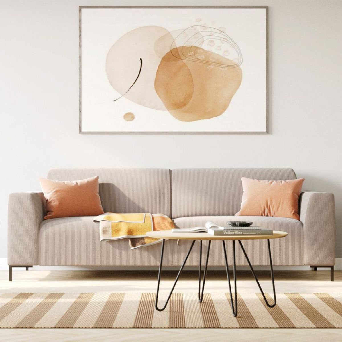 Rendez vous déco Tapis rectangulaire en jacinthe d'eau 215x150 cm - Saona