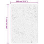 Voir la diapositive 6 : VIDAXL Tapis ISTAN a poils longs aspect brillant anthracite 140x200 cm