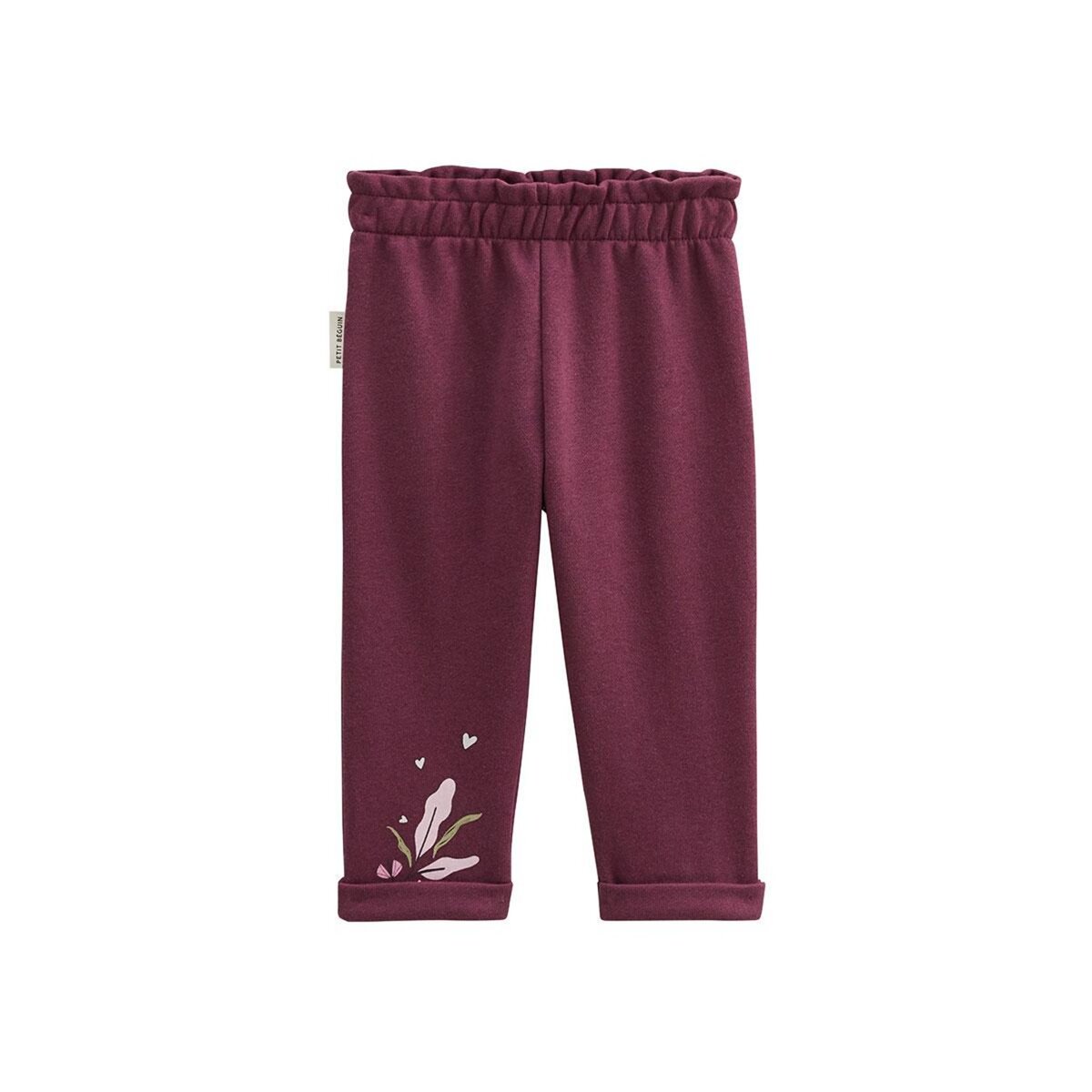 Petit Béguin Pantalon enfant en molleton Mila