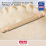 Voir la diapositive 2 : ZENKER Rouleau à pâtisserie en bois certifié FSC 35 cm Zenker Smart Pastry