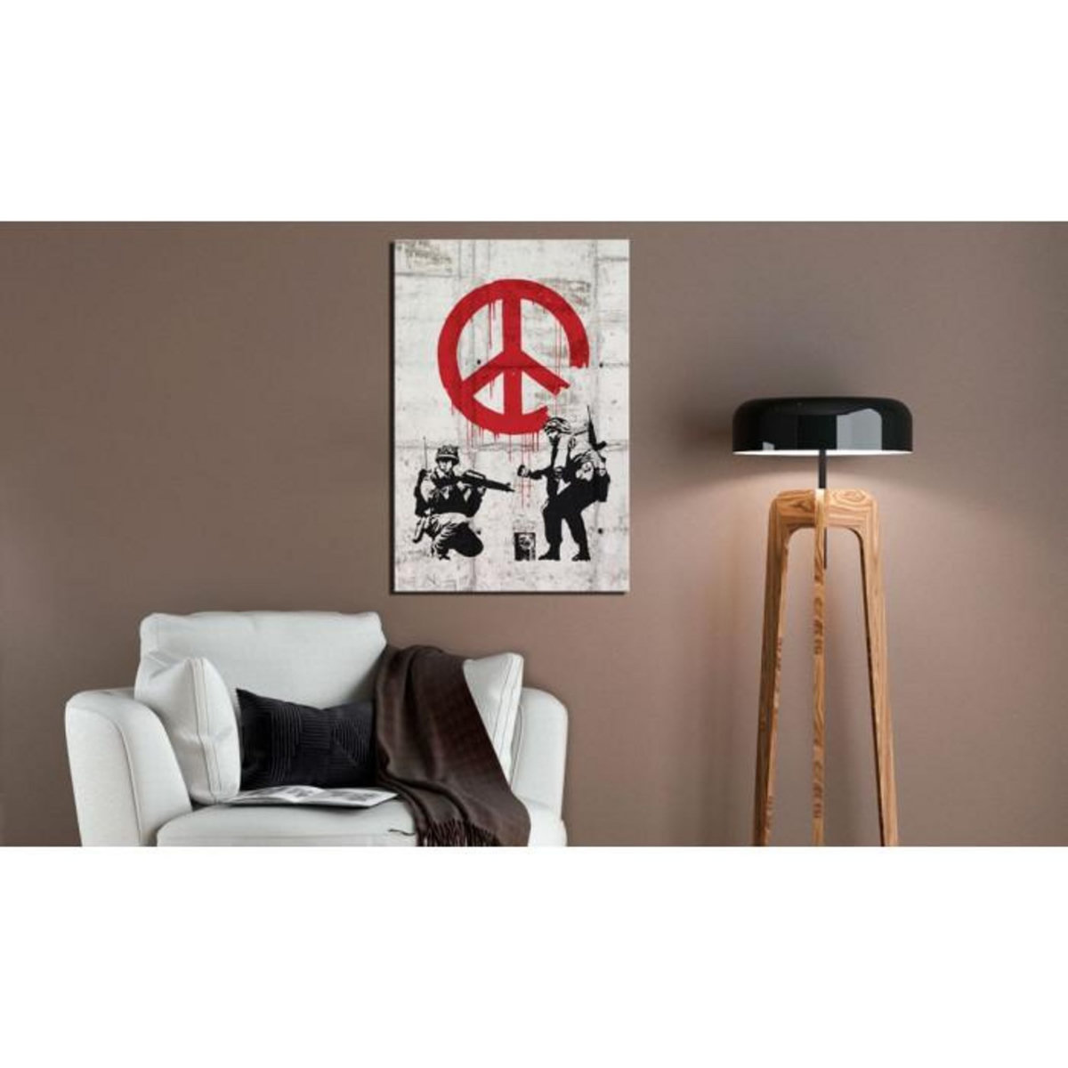 Paris Prix Tableau Imprimé  Soldiers Painting Peace - Banksy