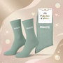 Voir la diapositive 4 : OZABI Chaussettes Femme Lurex Message Humoristique
