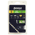 ARNOLD Chaîne de tronçonneuse 3/8 , 1,3 mm - 45 maillons d'entraineurs- gouges demi-rondes