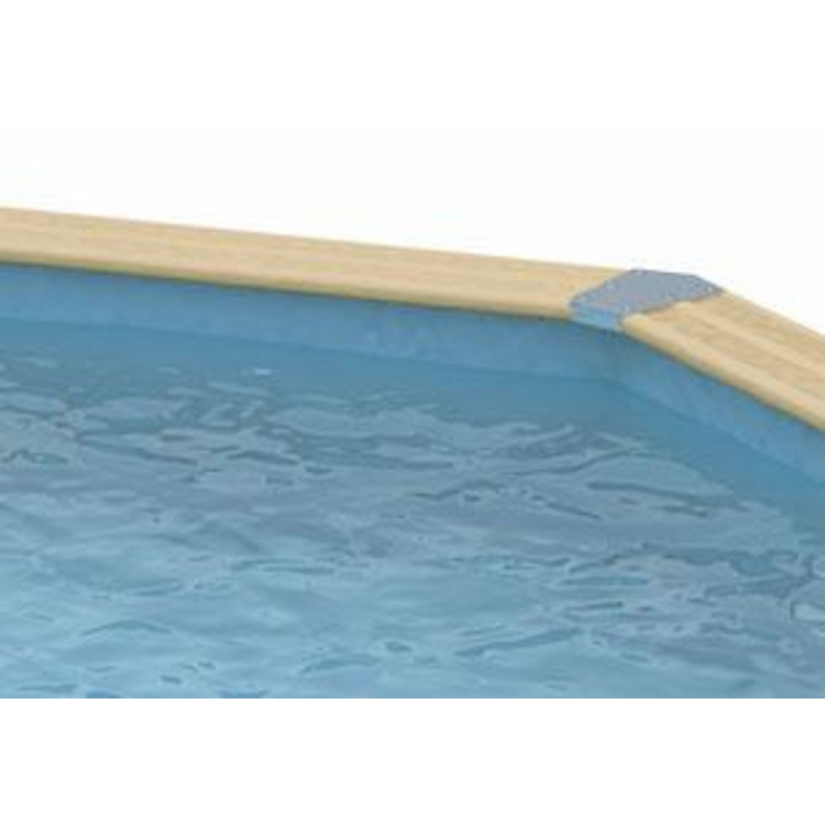 Ubbink Liner seul Bleu pour piscine bois Océa 6,10 x 4,00 x 1,30 m - Ubbink