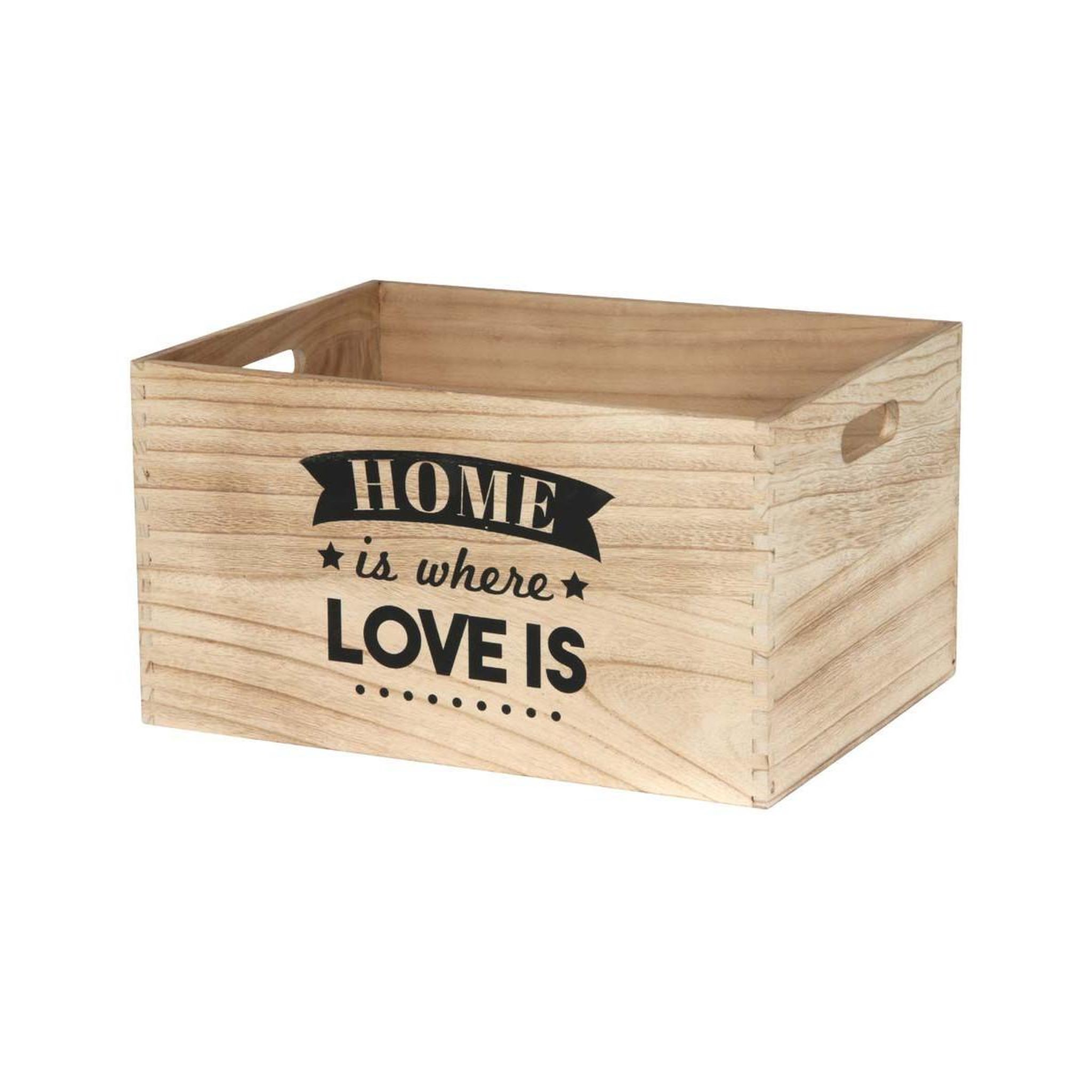 Voir la diapositive 3 : The Home Deco Factory Lot de 3 cagettes déco  home place  40cm naturel