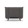 Voir la diapositive 5 : BEST MOBILIER Lumi - banquette convertible clic-clac 1 place en velours côtelé