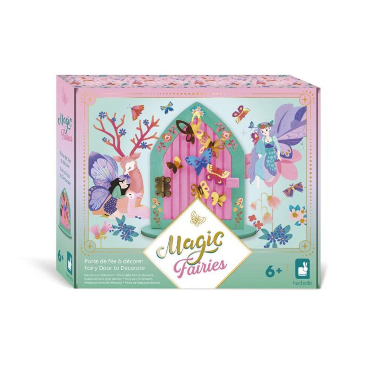 JANOD Jeu créatif Janod Magic Fairies Porte de fée à décorer
