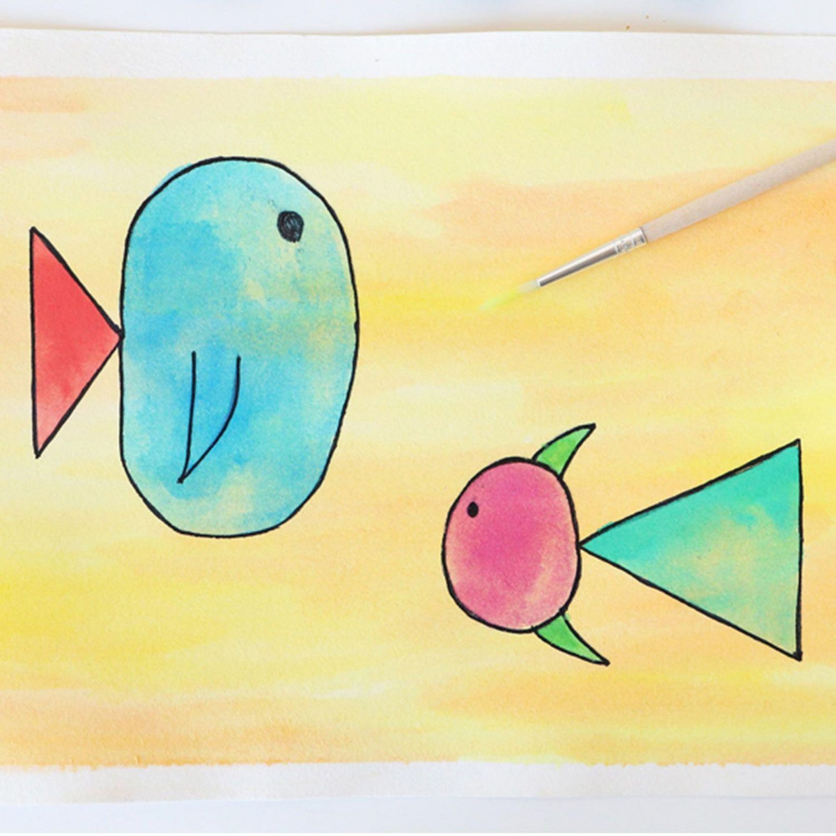 PRIMO Palette d'aquarelle 10 couleurs Ø 44 mm