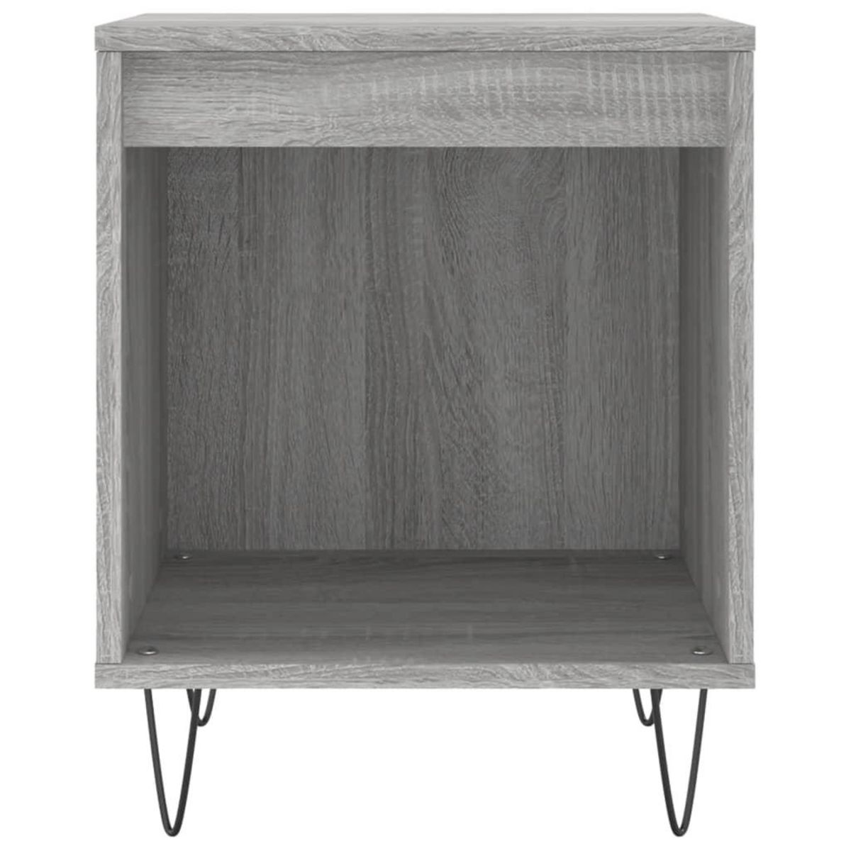 VIDAXL Table de chevet sonoma gris 40x35x50 cm bois d'ingenierie