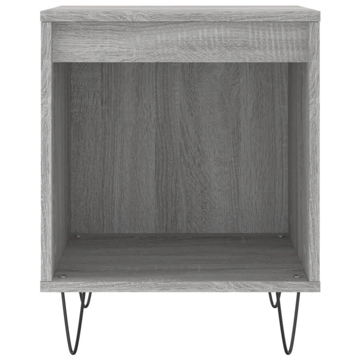 VIDAXL Table de chevet sonoma gris 40x35x50 cm bois d'ingenierie