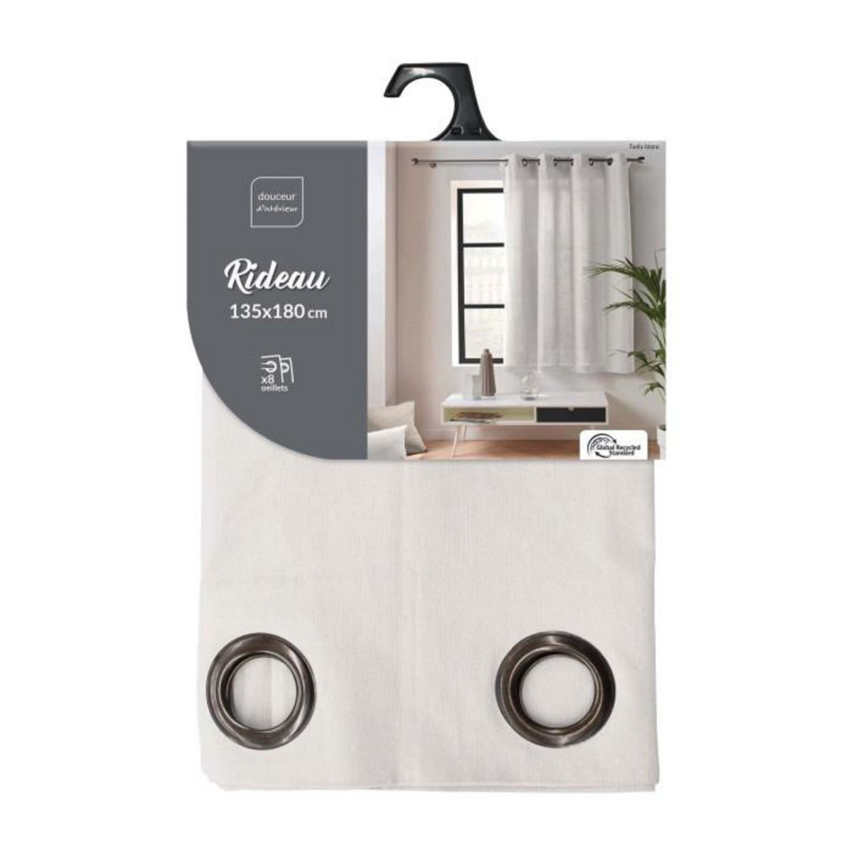 Paris Prix Rideau à Œillets  Twily  135x180cm Blanc