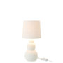 Voir la diapositive 3 : Paris Prix Lampe à Poser en Céramique  Renee  32cm Blanc