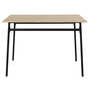 Voir la diapositive 2 : Paris Prix Table à Manger  Loka  110cm Naturel