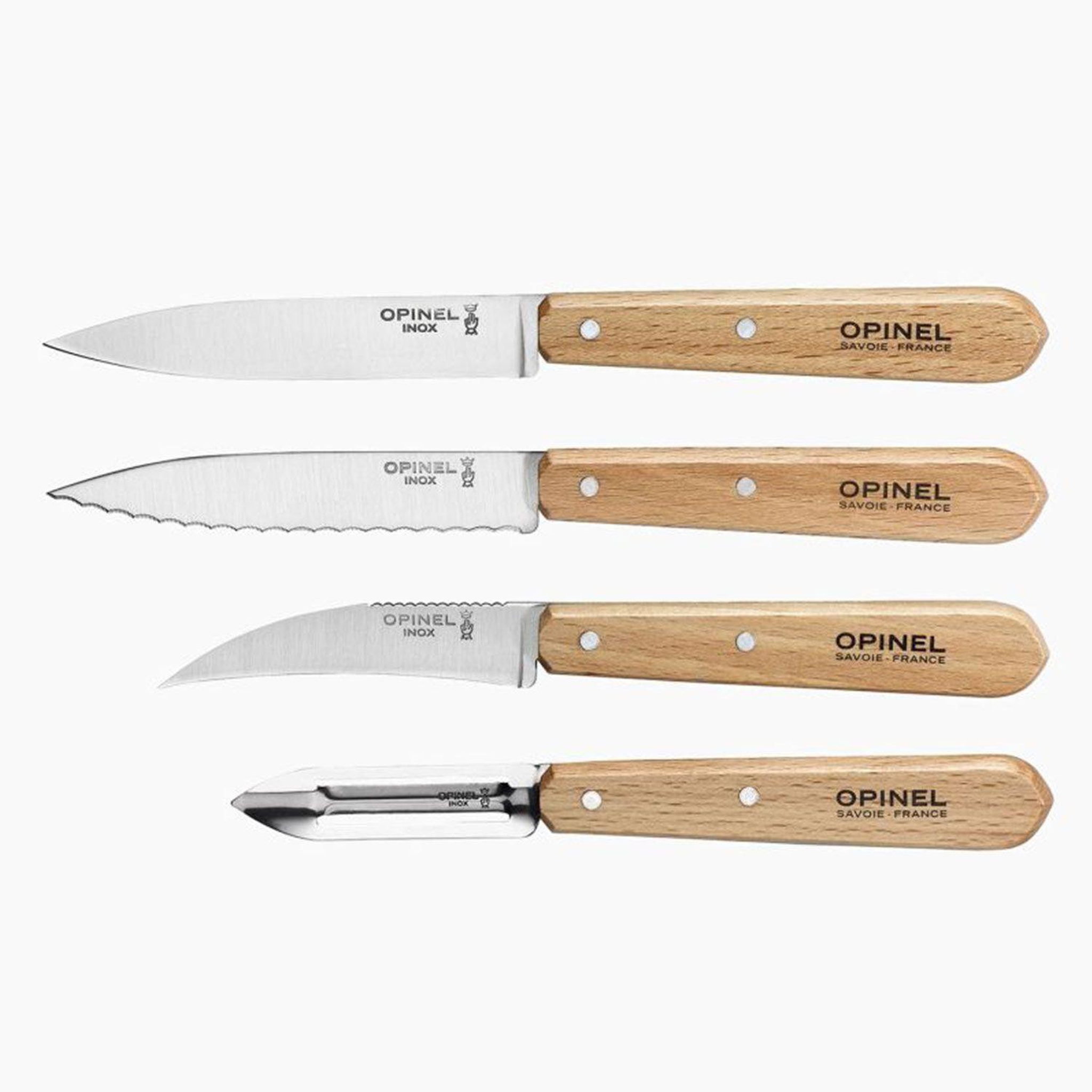 Voir la diapositive 3 : Opinel Coffret 4 couteaux essentiels opinel