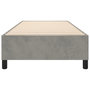 Voir la diapositive 5 : VIDAXL Cadre de lit sans matelas gris clair 80x200 cm velours
