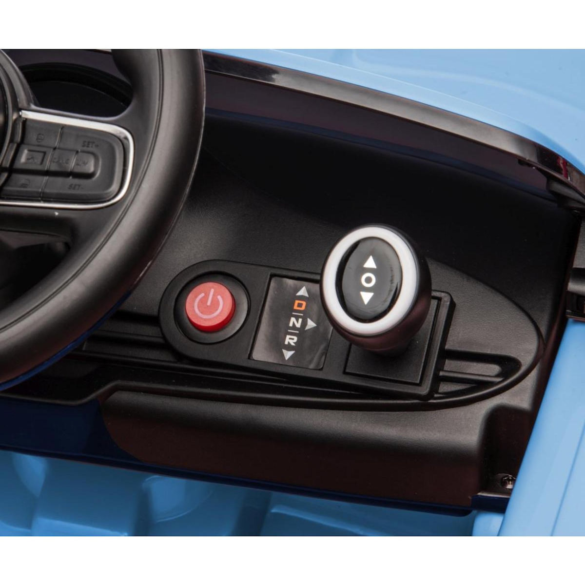 MILLY MALLY Voiture electrique Fiat 500e Bleu