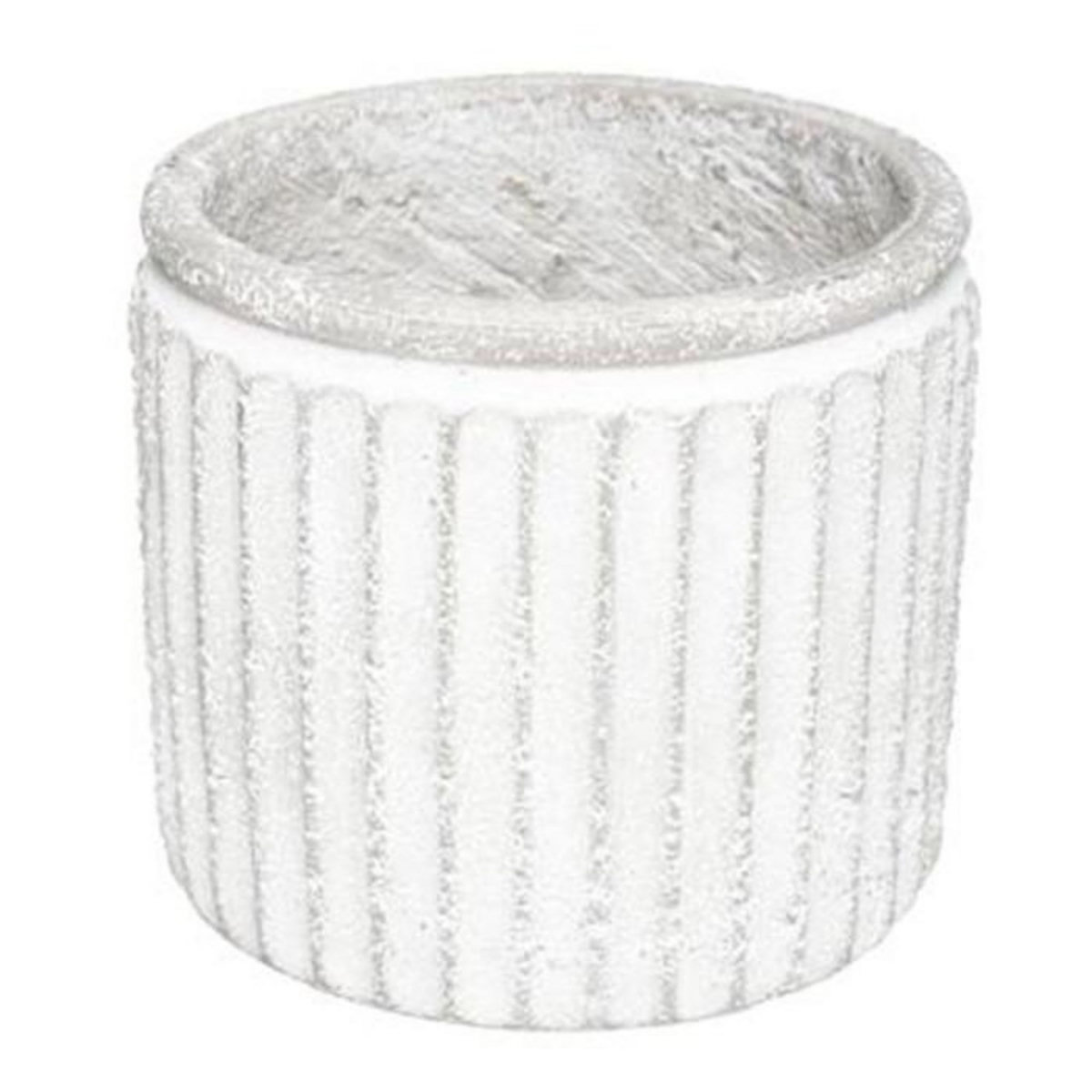 ATMOSPHERA Lot de 2 Pots de Fleurs Déco  Wild  19cm Gris