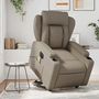 Voir la diapositive 1 : VIDAXL Fauteuil inclinable de massage electrique cappuccino similicuir