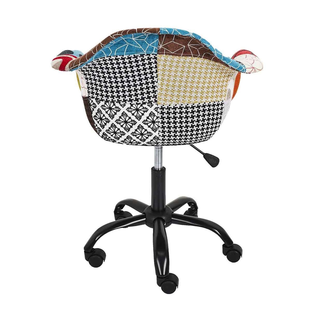 Paris Prix Fauteuil de Bureau  Patchwork  86cm Multicolore