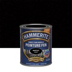 CENTRALE BRICO Peinture fer extérieur Direct sur rouille HAMMERITE noir martelé 0.75 l