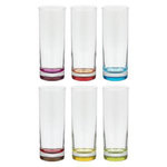 SECRET DE GOURMET Lot de 6 Verres à Eau  Colori  31cl Multicolore