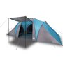 Voir la diapositive 2 : VIDAXL Tente familiale a dome 6 personnes bleu impermeable