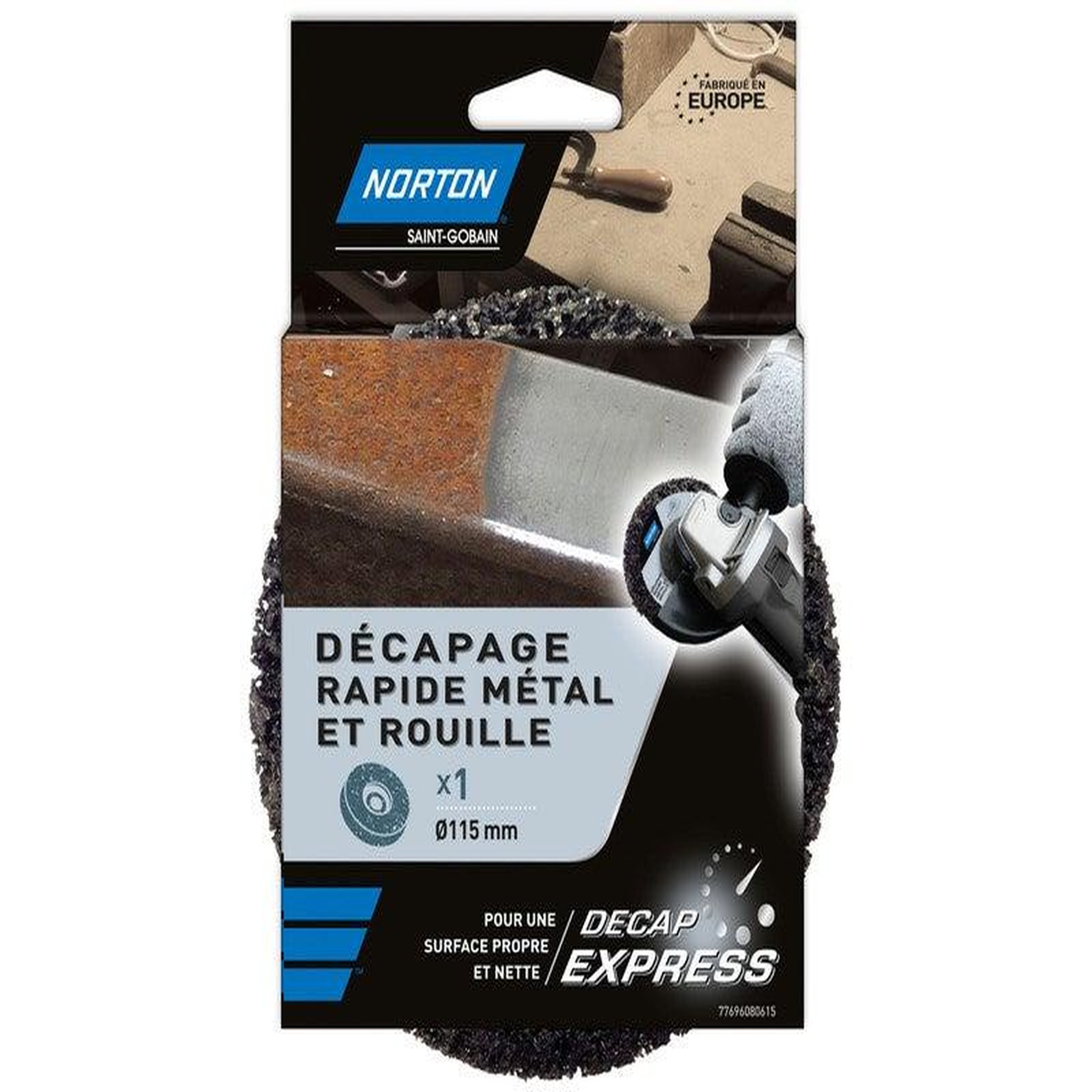 Norton Disque A Decaper Express Metal/Rouille 115Mm