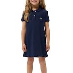 Lacoste Robe  Fille Lacoste Girls Cotton Polo. Coloris disponibles : Bleu