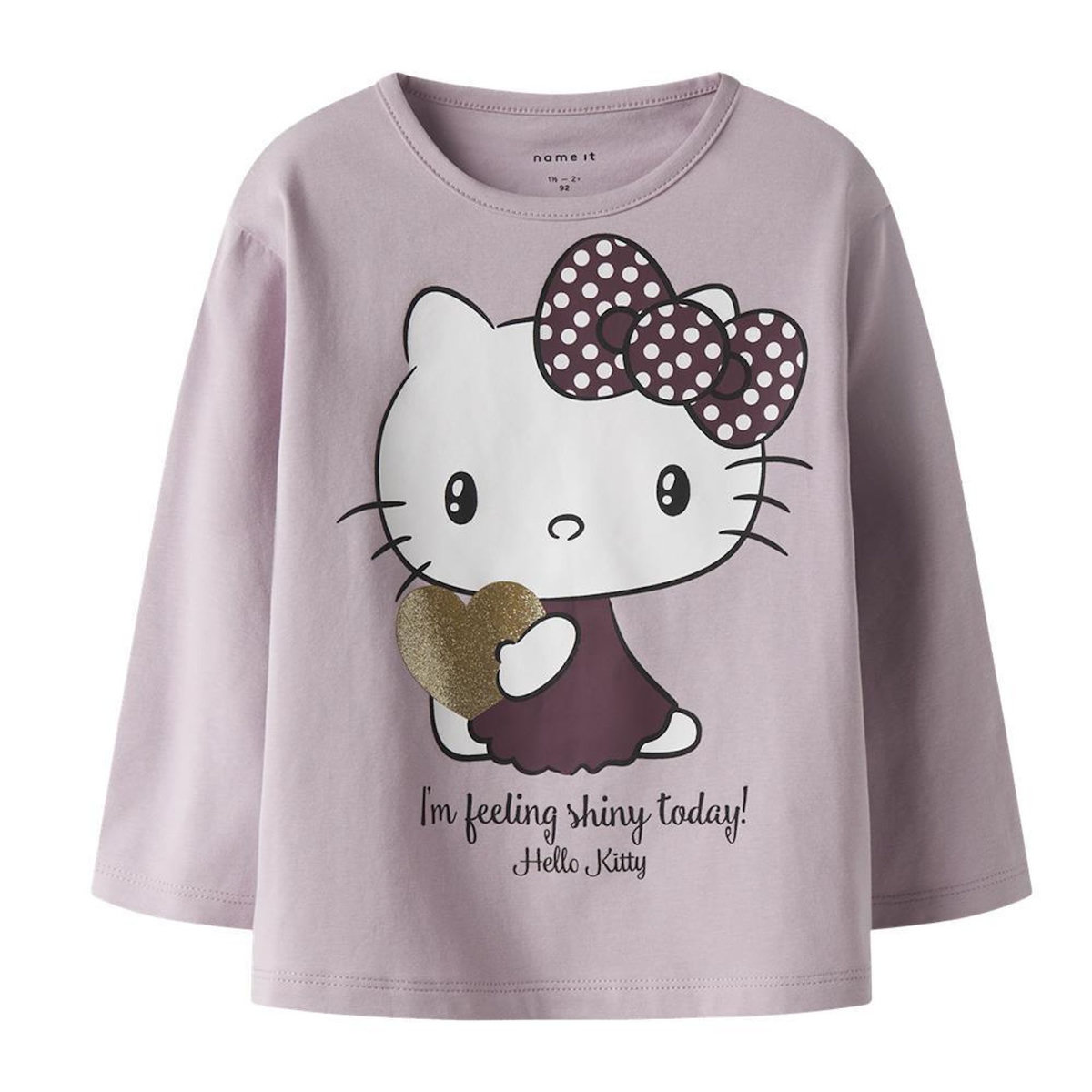 NAME IT T-Shirt Manches Longues Mauve Fille Name it Fobba