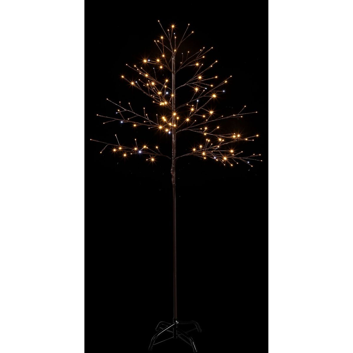 ACTUEL Arbre lumineux extérieur blanc chaud 168led h180cm