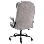 Voir la diapositive 4 : VIDAXL Chaise de bureau de massage gris clair similicuir daim