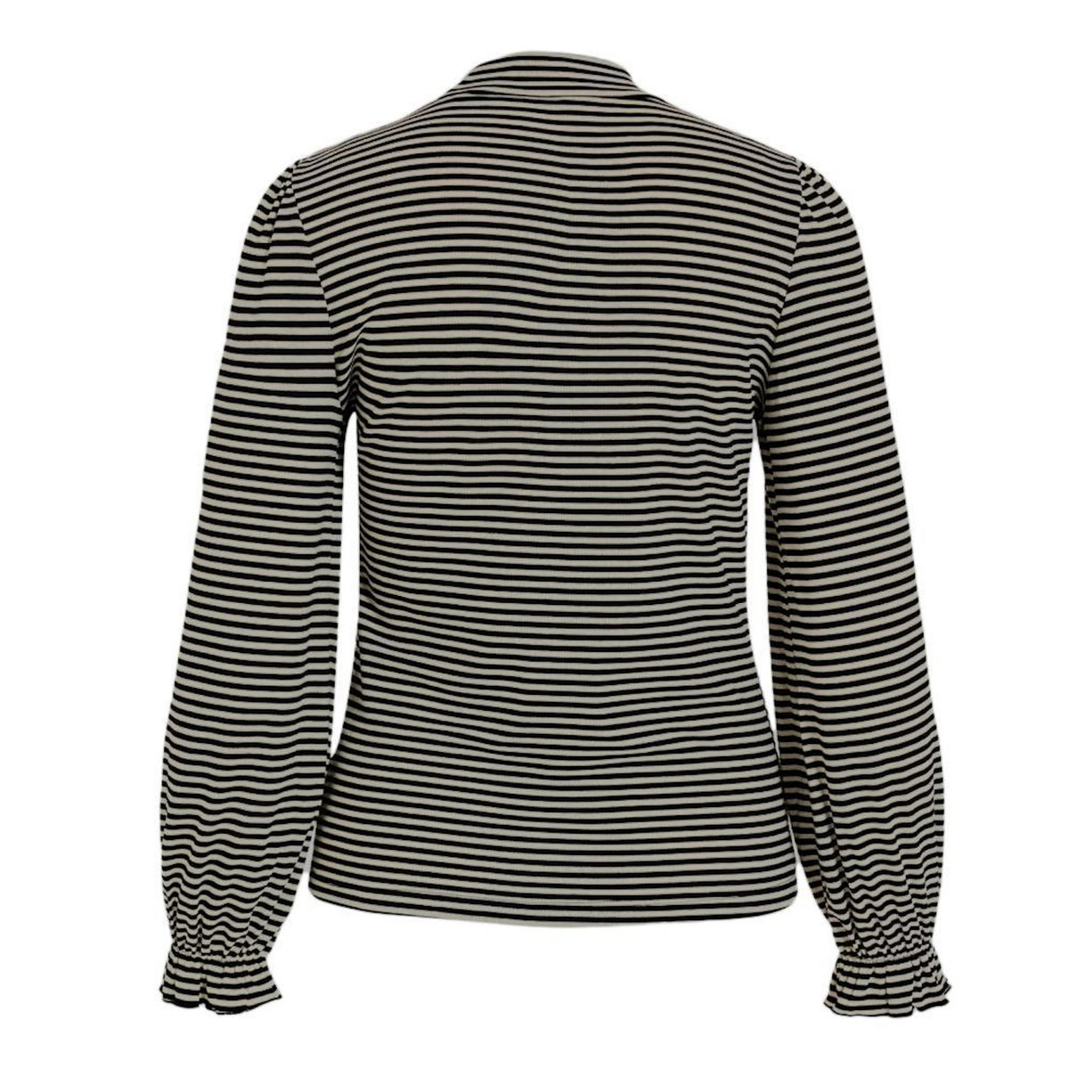 Vila Pull Marron/Noir Femme Vila Visabia