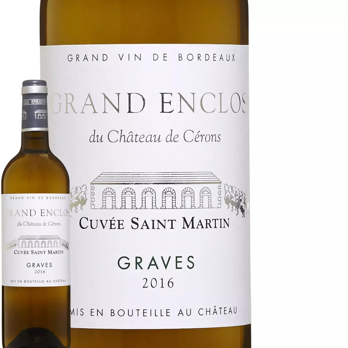 Grand Enclos du Château de Cérons Cuvée St Martin Graves Blanc 2016