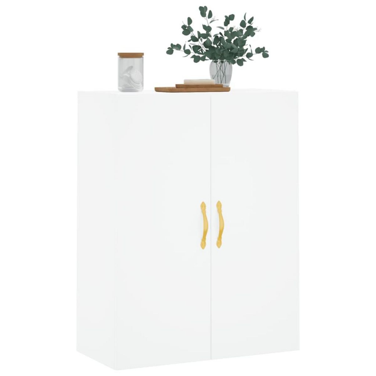 VIDAXL Armoire murale blanc 69,5x34x90 cm
