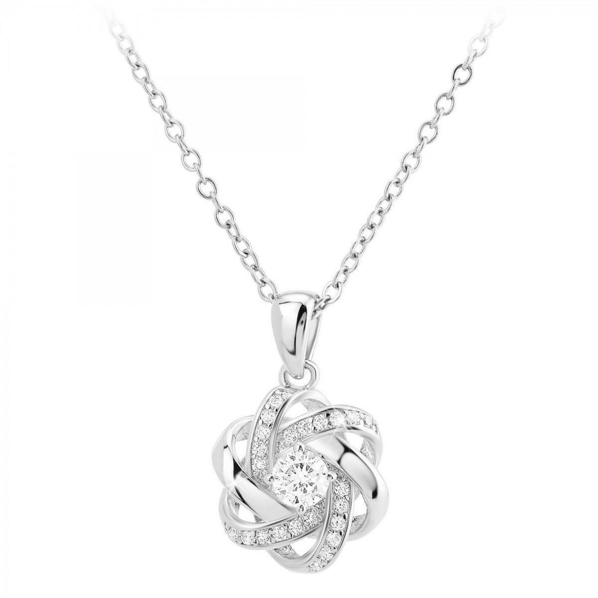 SC CRYSTAL Collier SC Crystal orné de Cristaux scintillants