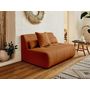 Voir la diapositive 6 : LISA DESIGN Onyx - canapé modulable d'angle réversible 4 places - en tissu
