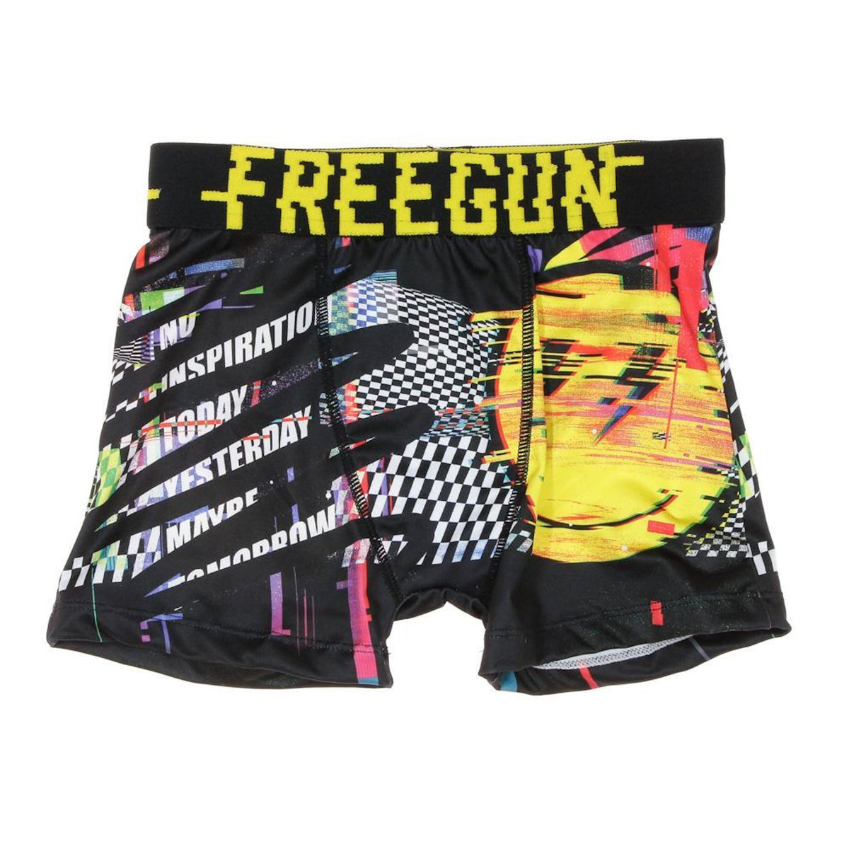 FREEGUN Boxer /Jaune à Imprimés Garçon Freegun SFS