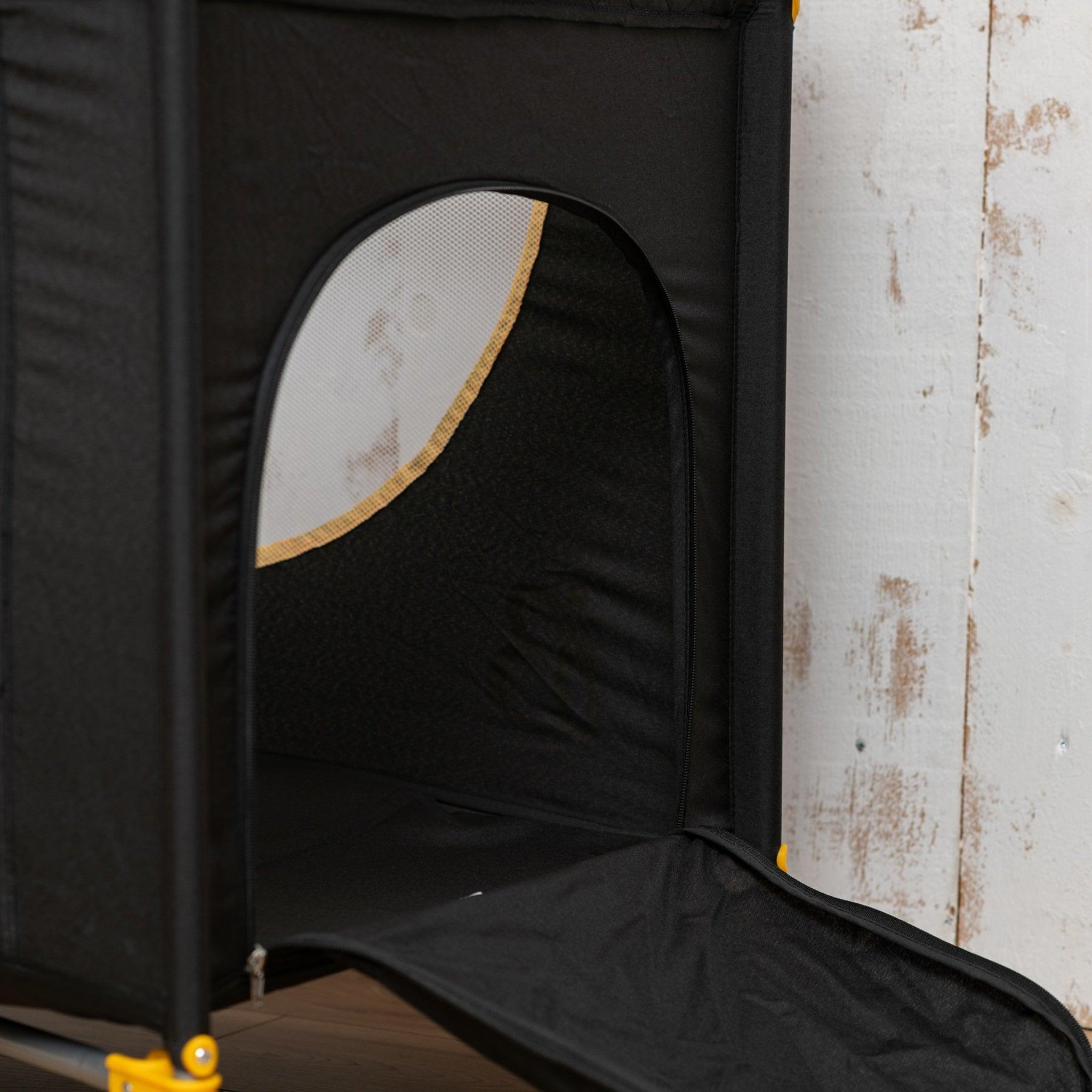 Voir la diapositive 5 : BEBELISSIMO Lit parapluie bébé - berceau bébé - dès la naissance - Nuit - lit pliant - 2 niveaux - gold