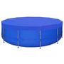 Voir la diapositive 3 : VIDAXL Couverture de piscine PE Ronde 540 cm 90 g/m^2