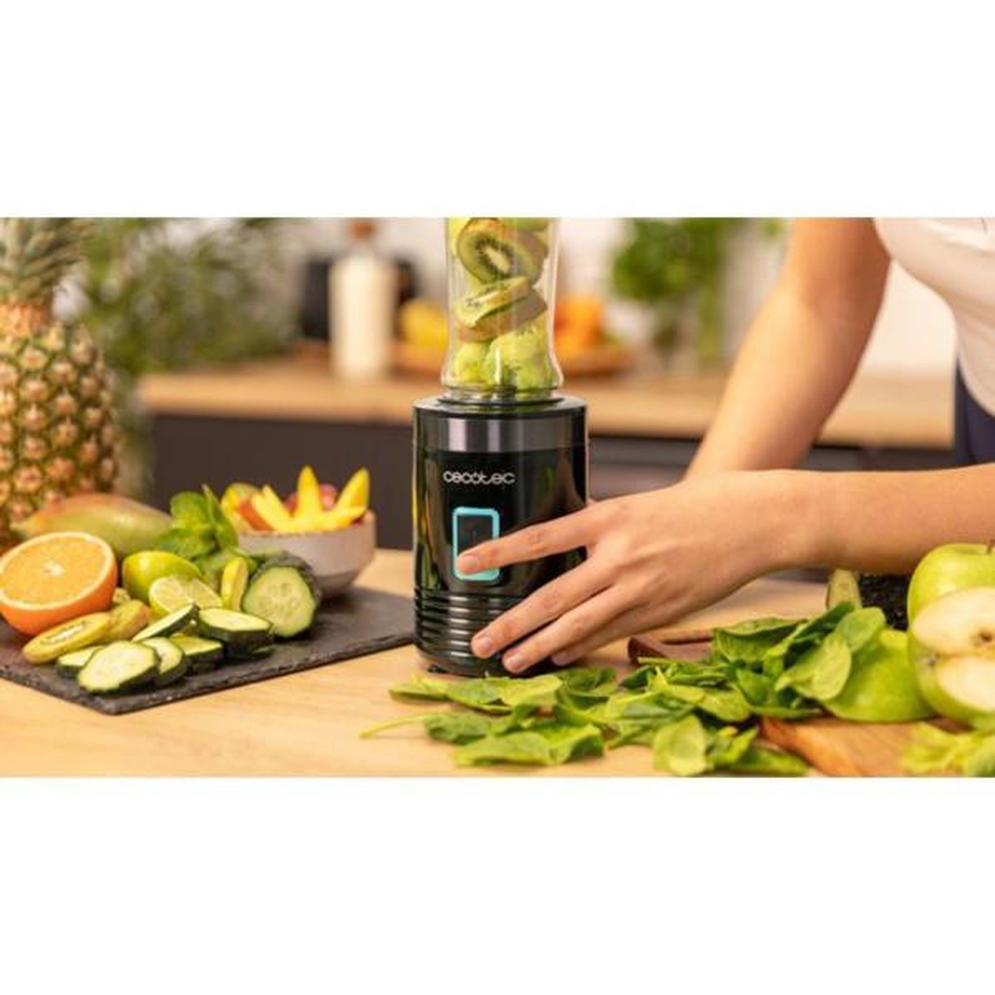 Voir la diapositive 4 : CECOTEC Mixeur cecotec Mixeur Compact Noir 350 W