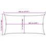 Voir la diapositive 6 : VIDAXL Voile d'ombrage 160 g/m^2 Vert fonce 4x7 m PEHD