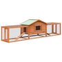 Voir la diapositive 2 : VIDAXL Clapier Pin massif et sapin 310x70x87 cm