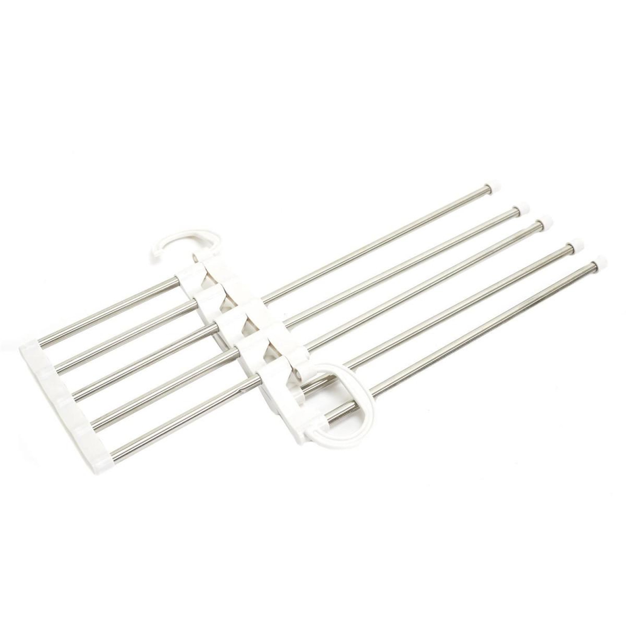 Voir la diapositive 3 : Je cherche une idee Cintre pour pantalons  multipostions  45cm blanc