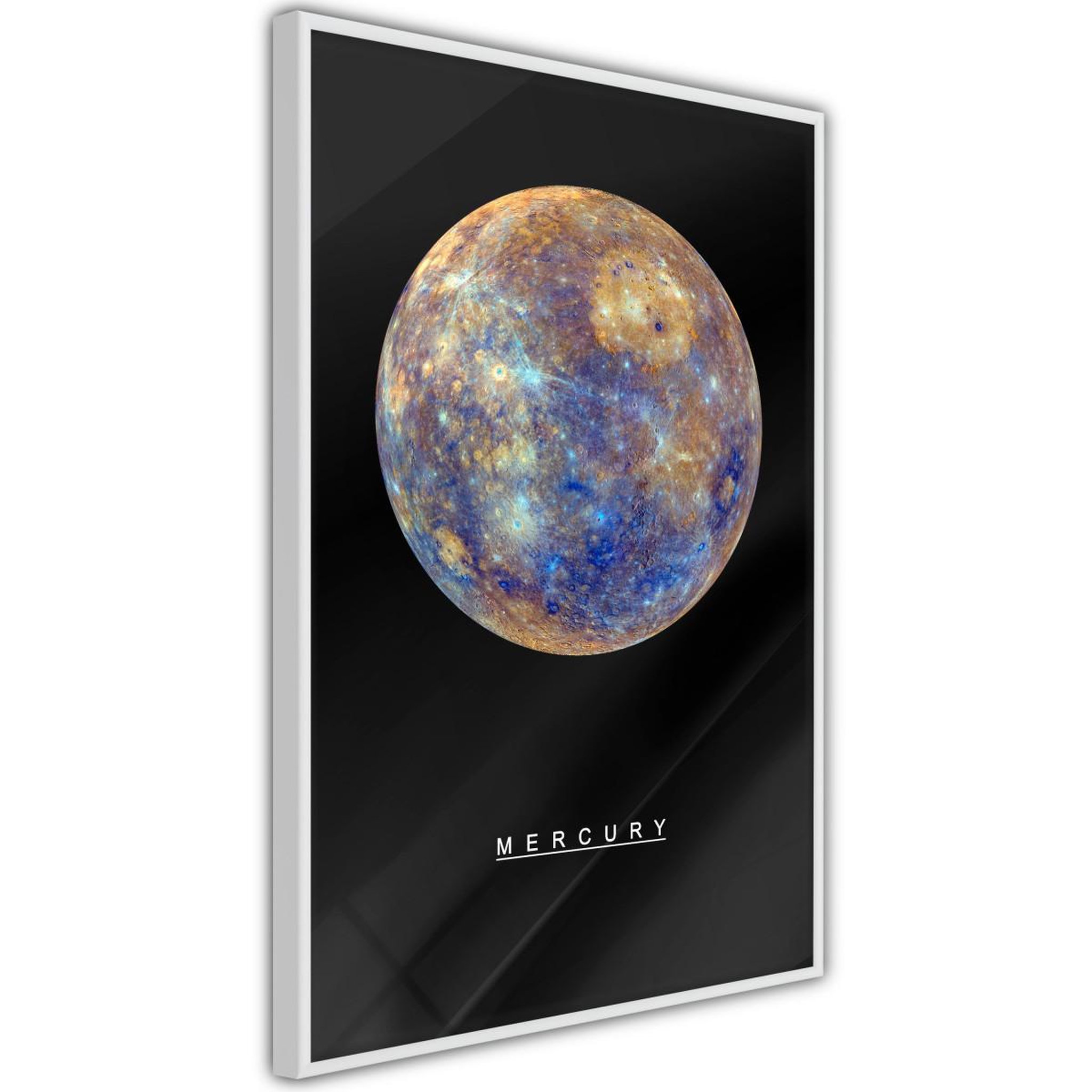 Paris Prix Affiche murale encadrée  the solar system mercury
