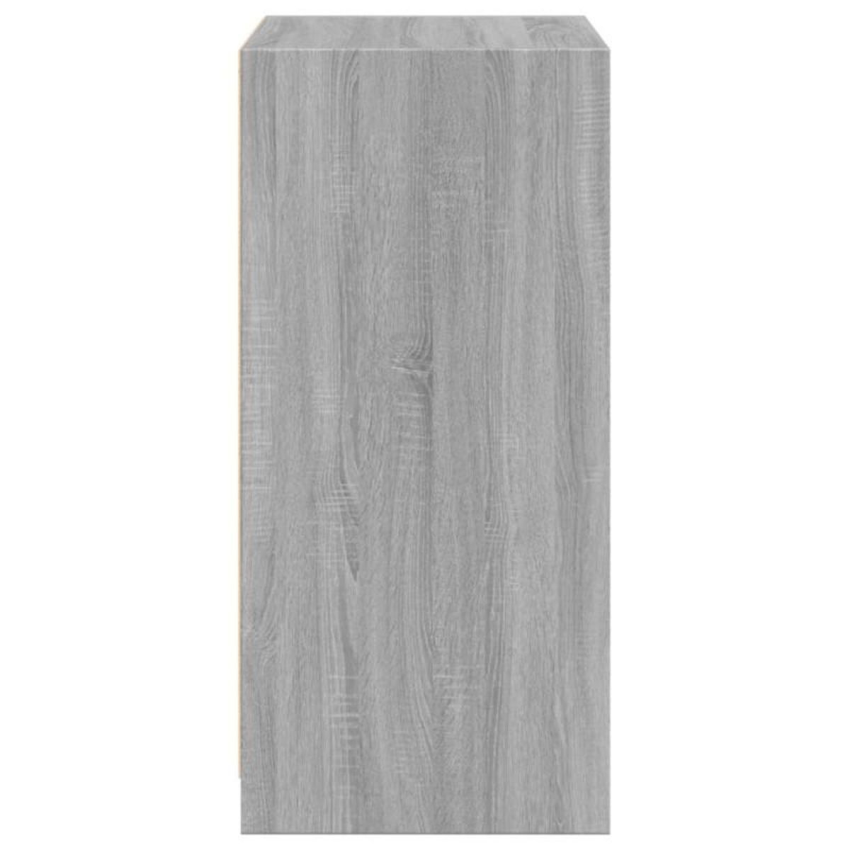 VIDAXL Garde robe sonoma gris 48x41x102 cm bois d ingénierie