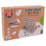 Voir la diapositive 1 : One Two Fun Jeu en bois - 4 Pions en ligne