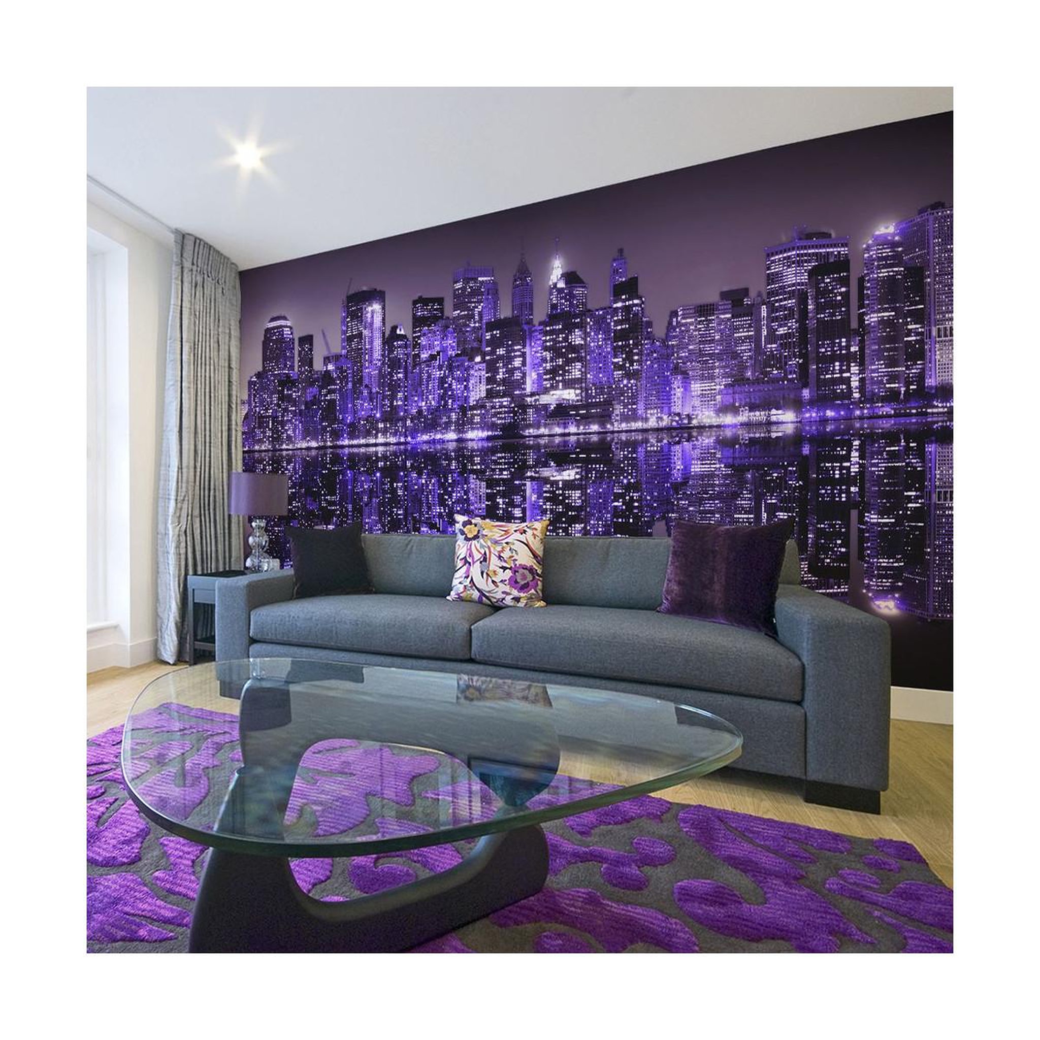 Paris Prix Papier peint xxl  american violet  270x550cm